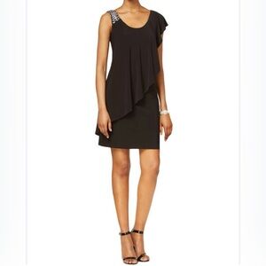 Beaty & Adam Cocktail Evening Dress. Black. Size 4. New with tags